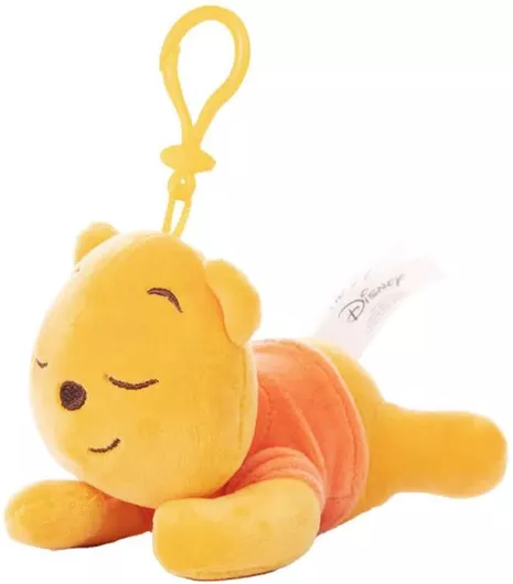 Μπρελόκ Sambro Disney Snuglets Winnie The Pooh Λούτρινο 7cm Πορτοκαλί