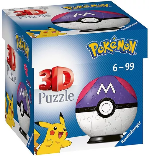 Puzzle Ball Pokémon Master 3D 54 Κομμάτια