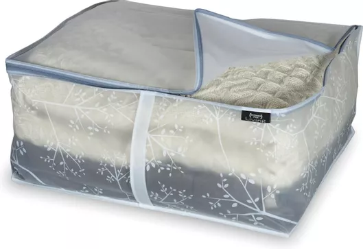 Θήκη Αποθήκευσης Domopak Living 05.30048 Ρούχων Πλαστική 55x45x25cm Διάφανο