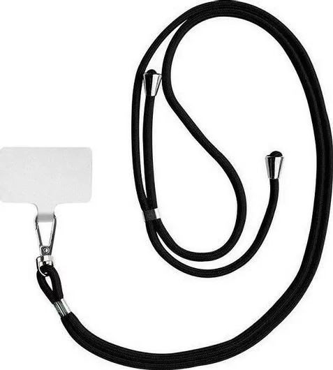 Λουράκι Λαιμού για Κινητό Universal Μαύρο