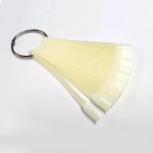 Δειγματολόγιο Νυχιών Crisko Bεντάλια Γαλακτερή 50 Θέσεων