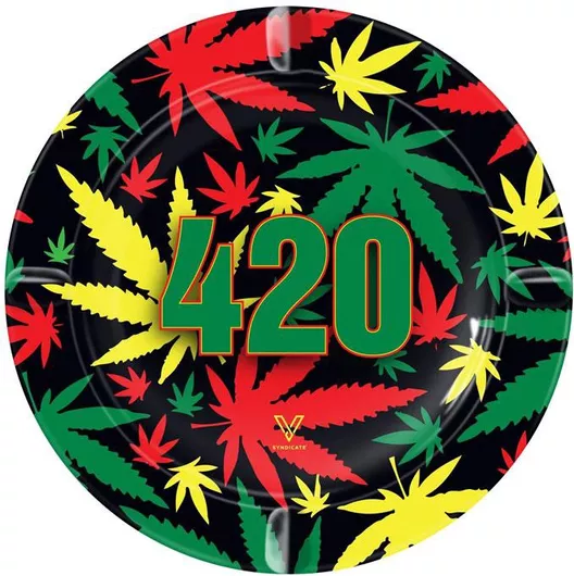 Σταχτοδοχείο V-syndicate 420 Rasta Μεταλλικό Πολύχρωμο
