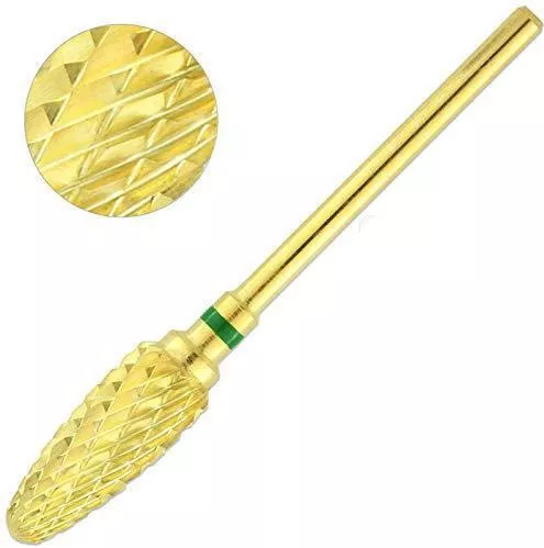 Φρέζα Νυχιών Καρβιδίου 3/32 Flame Χρυσό Nο96 S