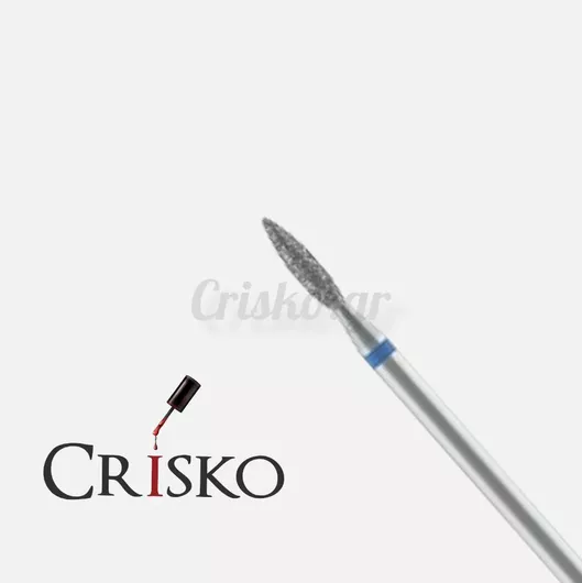 Φρέζα Νυχιών Crisko Διαμαντιού Μέτρια Φλόγα Μπλε