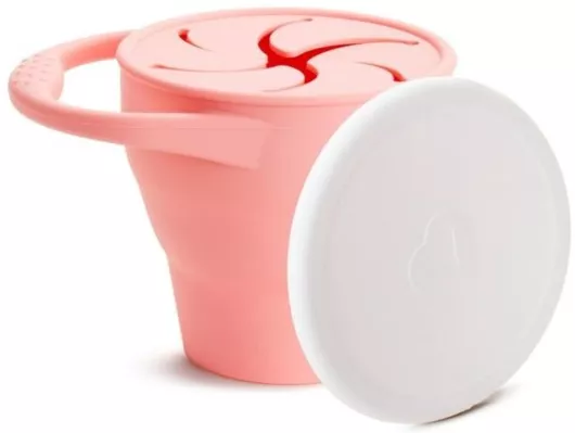 Δοχείο Αποθήκευσης Munchkin από Σιλικόνη BPA Free Κοραλί