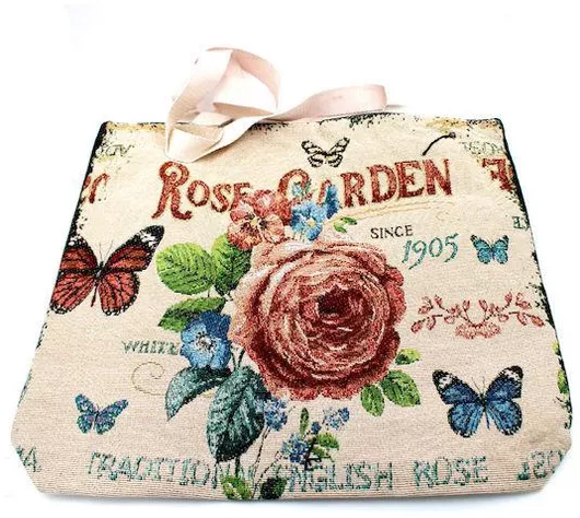 Τσάντα Θαλάσσης 4EPX39 με Φερμουάρ / Εσωτερική Θήκη Μπεζ