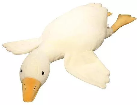 Διακοσμητικό Μαξιλάρι Κούνιας Χήνα 100cm Λευκό