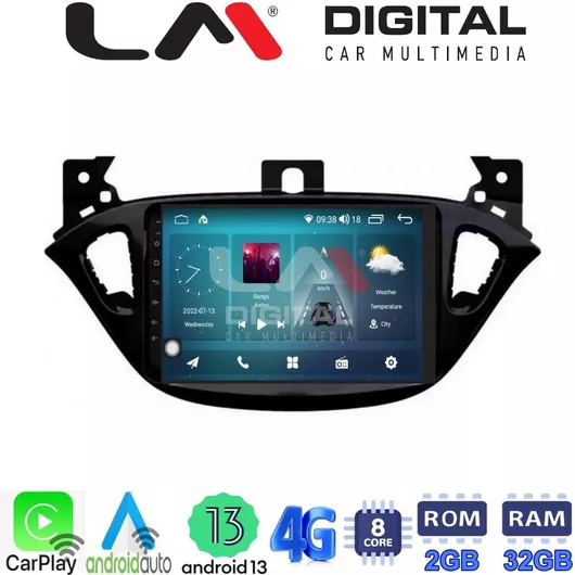 Ηχοσύστημα Αυτοκινήτου LM Digital για Opel Corsa 2015 - 2018 με Bluetooth / USB / WiFi / GPS & Οθόνη Αφής 9"