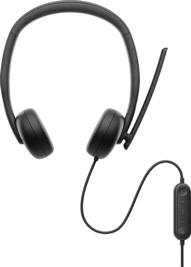 Multimedia Headset Dell WH3024 On Ear με μικρόφωνο & σύνδεση USB-C
