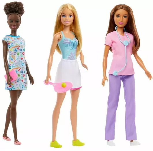 Barbie Mattel Επαγγέλματα Τυχαία Επιλογή Σχεδίου για 3+ Ετών