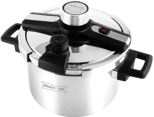 Χύτρα Ταχύτητας Royalty Line RL-DS4DL Inox 4lt Ασημί