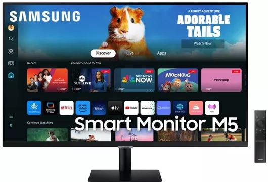 Samsung 27DM500 VA Smart Monitor 27" FHD 1920x1080 με Χρόνο Απόκρισης 4ms GTG