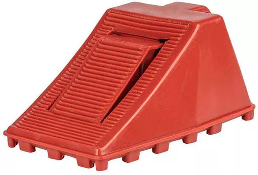 Τάκος Ρόδας Φορτηγού Auto Gs από Πλαστικό με Φρένο Κόκκινο