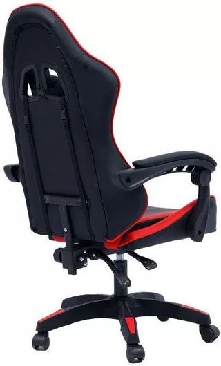 Pakketo William Καρέκλα Gaming Δερματίνης ΜΑΥΡΟ-ΚΟΚΚΙΝΟ