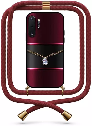 Θήκη Κινητού Back Cover για Samsung Galaxy Note 10 Plus με Κορδόνι 9733 - Πλαστικό - Jewel