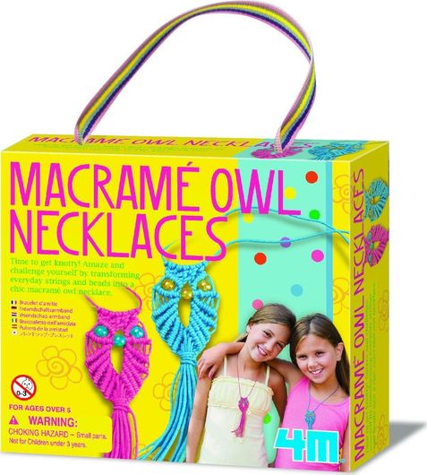 Κοσμήματα 4M Κατασκευή Μακραμέ Κολιέ για 5+ Ετών