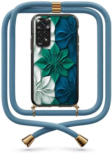 Θήκη Κινητού Back Cover για Xiaomi Redmi Note 11/11S με Κορδόνι 9906 - Πλαστικό - Shapes