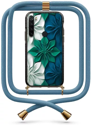 Θήκη Κινητού Back Cover για Xiaomi Redmi Note 8 με Κορδόνι 9906 - Πλαστικό - Shapes