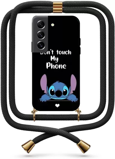 Θήκη Κινητού Back Cover για Samsung Galaxy S21 με Κορδόνι 9786 - Πλαστικό - Stitch