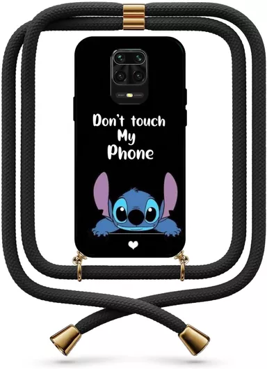 Θήκη Κινητού Back Cover για Xiaomi Redmi Note 9S/9 Pro με Κορδόνι 9786 - Πλαστικό - Stitch