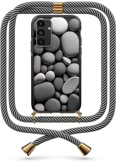 Θήκη Κινητού Back Cover για Samsung Galaxy A13 5G με Κορδόνι 9860 - Πλαστικό - Stones