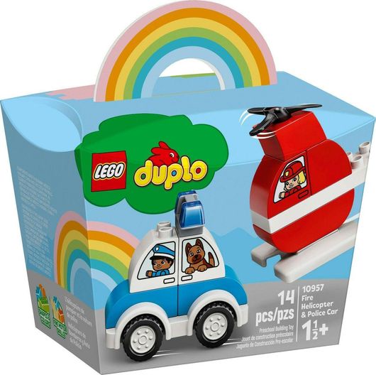 Lego Duplo: Fire Helicopter Police Car για 18+ Μηνών #10957