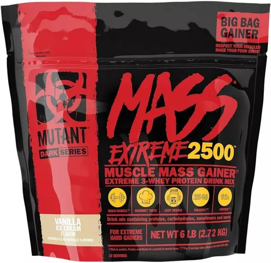 Πρωτεΐνη Mutant Mass Extreme 2500 Ορού Γάλακτος με Γεύση Vanilla Ice Cream 2.72kg