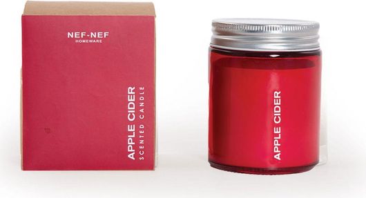 Αρωματικό Κερί Nef-Nef σε Βάζο Apple Cider Κόκκινο 220gr