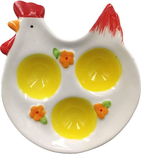 Πασχαλινή Αυγοθήκη Κότα 3 Θέσεων 14x12x2.5cm