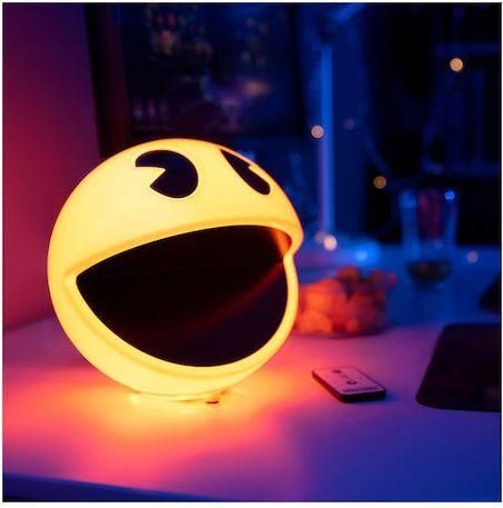 Διακοσμητικό Φωτιστικό Bandai Pac Man USB με Ήχο Κίτρινο