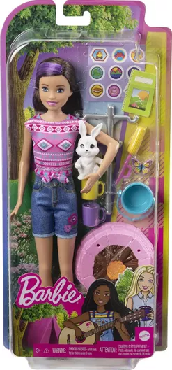 Κούκλα Barbie Mattel Skipper Camping για 3+ Ετών
