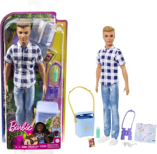 Κούκλα Barbie Mattel Ken Camping για 3+ Ετών