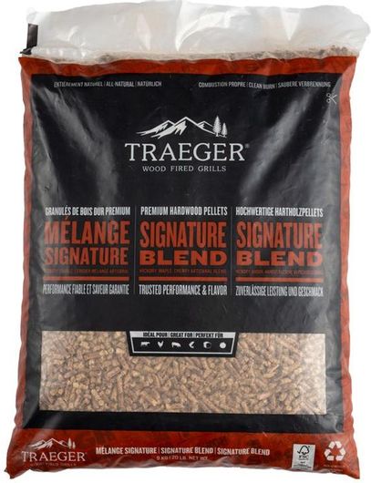 Ξύλα Καπνίσματος για Ψησταριά Traeger Pellet FSC Signature Blend