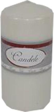 Διακοσμητικό Κερί Due esse Λευκό 7.5x15cm