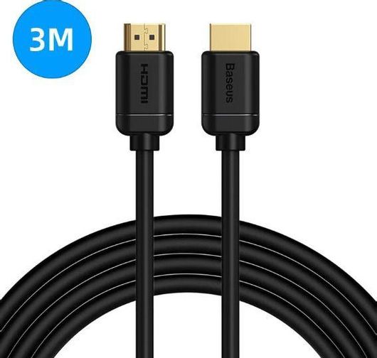 Καλώδιο HDMI Baseus HDMI 2.0 male σε HDMI male 3m Μαύρο