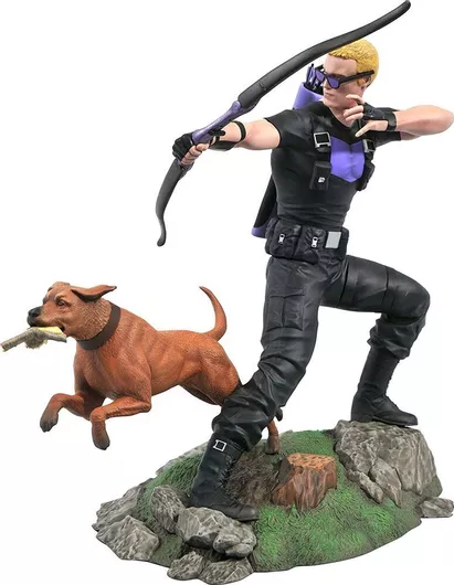 Φιγούρα Δράσης Diamond Select Toys DM201998 Hawkeye with Pizza Dog