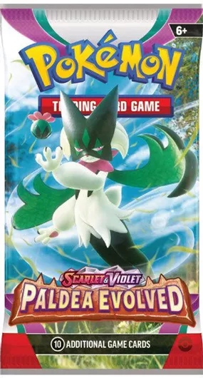 Trading Card Game Pokemon Scarlet & Violet 2: Paldea Evolved Booster Pack