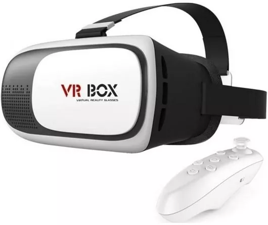 Virtual Reality HeadΣετ SPM VRBOX V2.0 για Κινητά 4.7-6" με Χειριστήριο