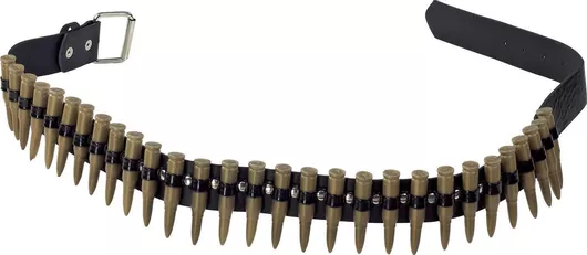 Αποκριάτικο Αξεσουάρ Fun Fashion Ζώνη με Σφαίρες 112cm Μαύρο/Χρυσό