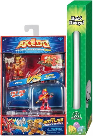 Παιχνιδολαμπάδα Giochi Preziosi Akedo Kragnox Vs The Powercorn για 6+ Ετών