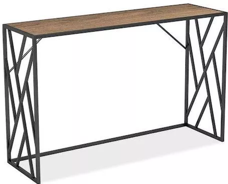 Κονσόλα Pakketo 75x120x35cm Μοριοσανίδα Μαύρο