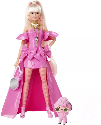 Κούκλα Barbie Mattel Extra Fancy Pink Plastik για 3+ Ετών