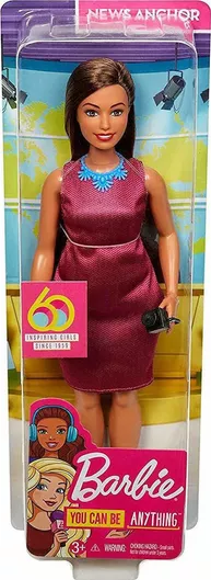 Κούκλα Barbie Mattel Συλλεκτική News Anchor για 3+ Ετών