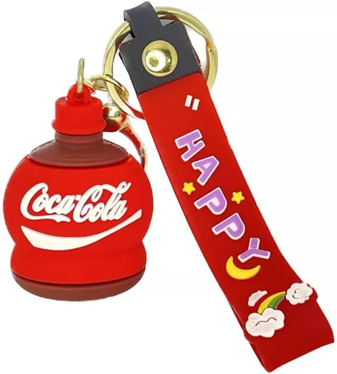 Μπρελόκ Cocacola από Καουτσούκ