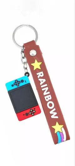 Μπρελόκ Nintendo Switch Rainbow 9819K Μαύρο
