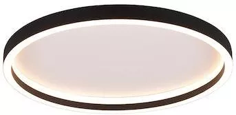 Πλαφονιέρα Οροφής Trio Lighting Rotonda R64502132 SMD 2600lm 3000K 5x35cm Μαύρο