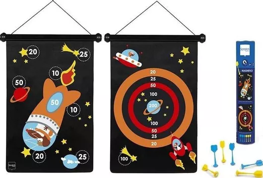 Στόχος Scratch Europe 6182001 Μαγνητικός 2 Όψεων με 6 Βελάκια