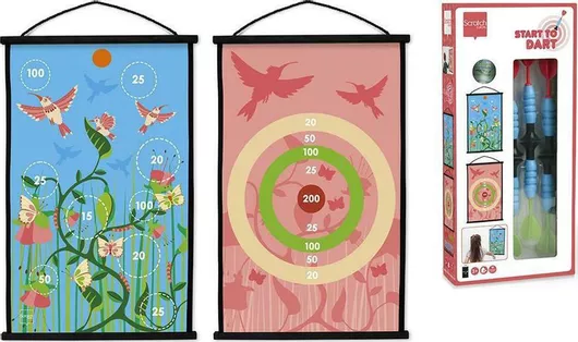 Στόχος Scratch Europe 6182052 Μαγνητικός 2 Όψεων με 6 Βελάκια