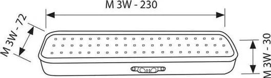 Φωτιστικό Ασφαλείας Εξόδου Vivalux LED με Φωτοκύτταρο