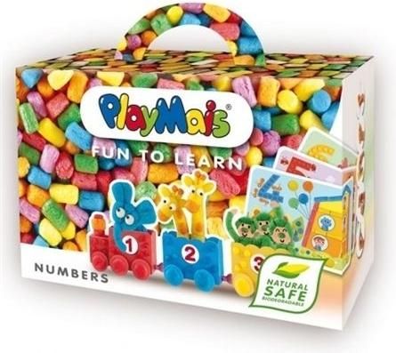 Ζωγραφική Playmais 002.160170 Fun To Learn Αριθμοί Κατασκευή από Καλαμπόκι